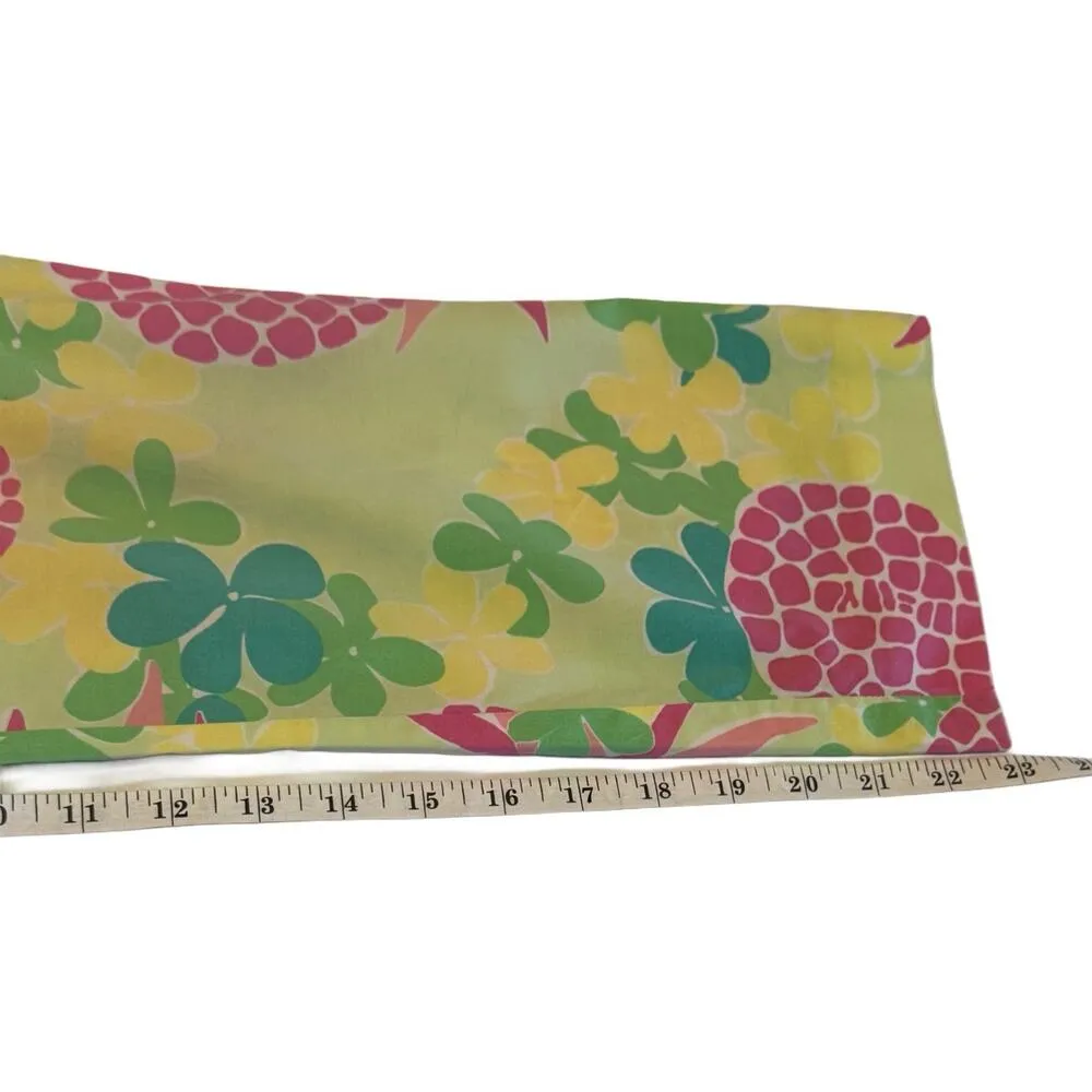 Lilly Pulitzer Women's Capri Pant Resort-wear Tropical Pineapples/ Colorful sz 8 - Image 3