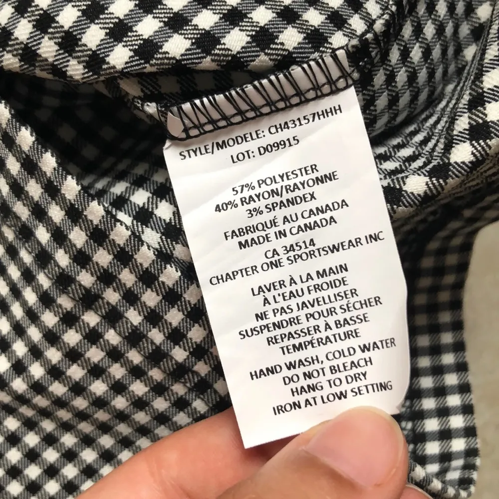 Gingham pencil skirt - Image 6