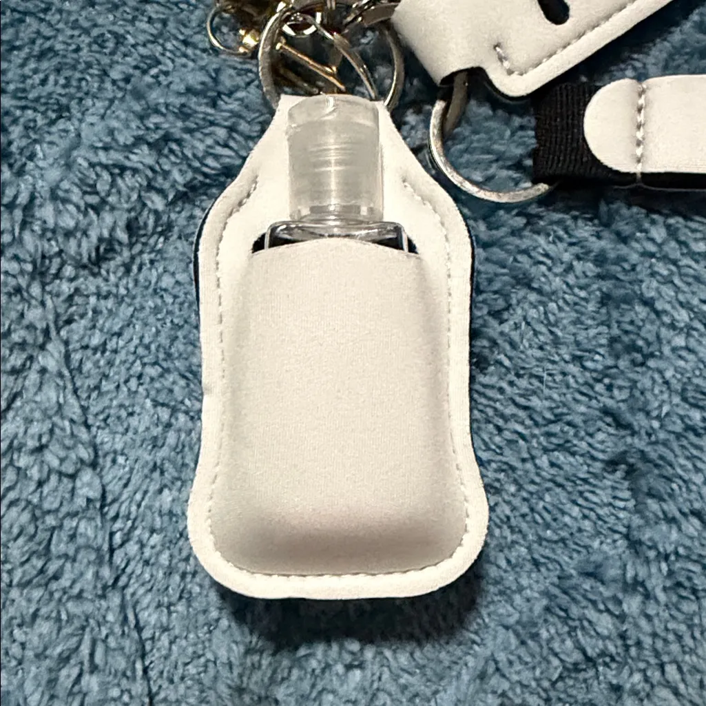 White Key & Card Holder with Artistic Design - Image 6