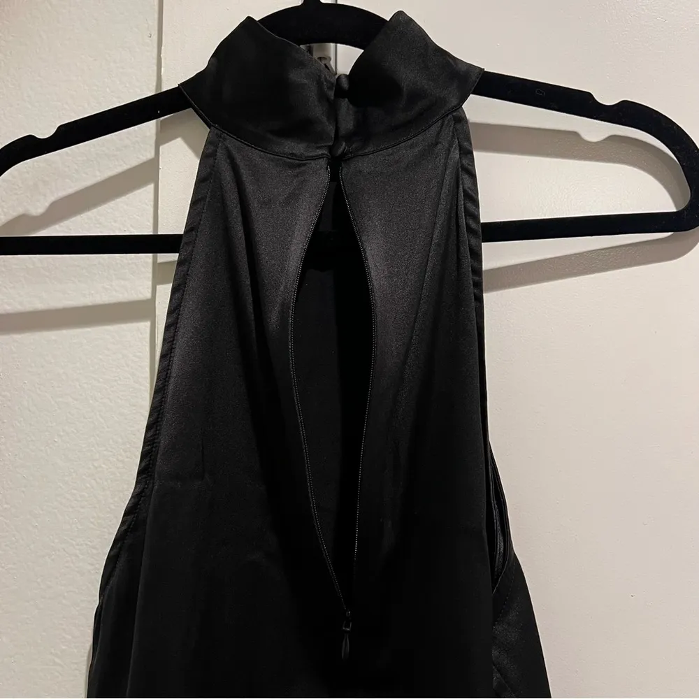 ANINE BING  Sylvia Top Silk in Black - Image 9