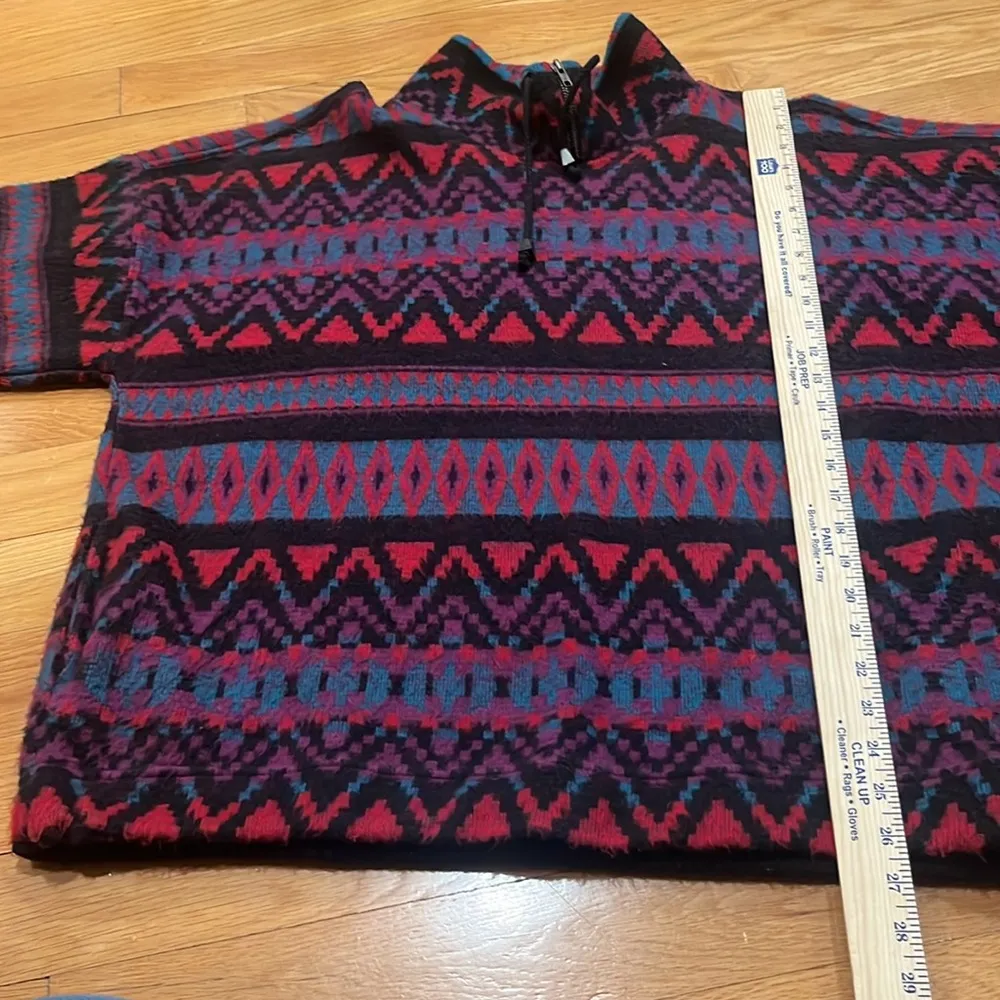 Anchor blue women’s vintage fleece pullover size medium. - Image 7