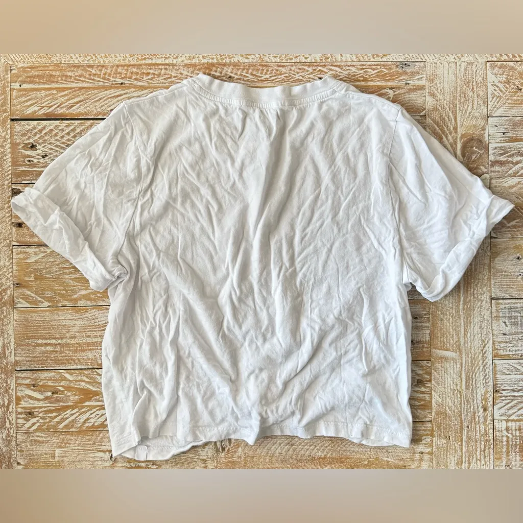 👕Fabletics 100% Cotton Front-Twist Tee ~White ~Size Medium 👕 - Image 5