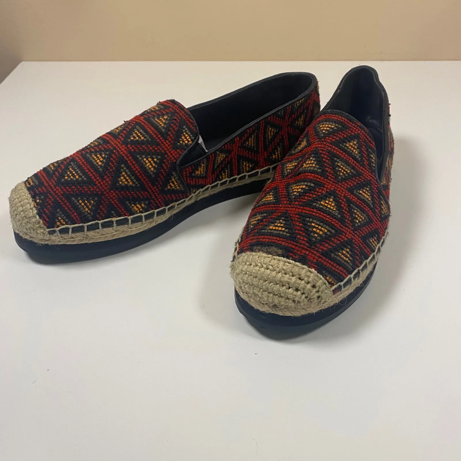 Botkier Espadrille Slip On Loafers Woven Flats Comfort Shoes Size‎ 8.5 - Image 2