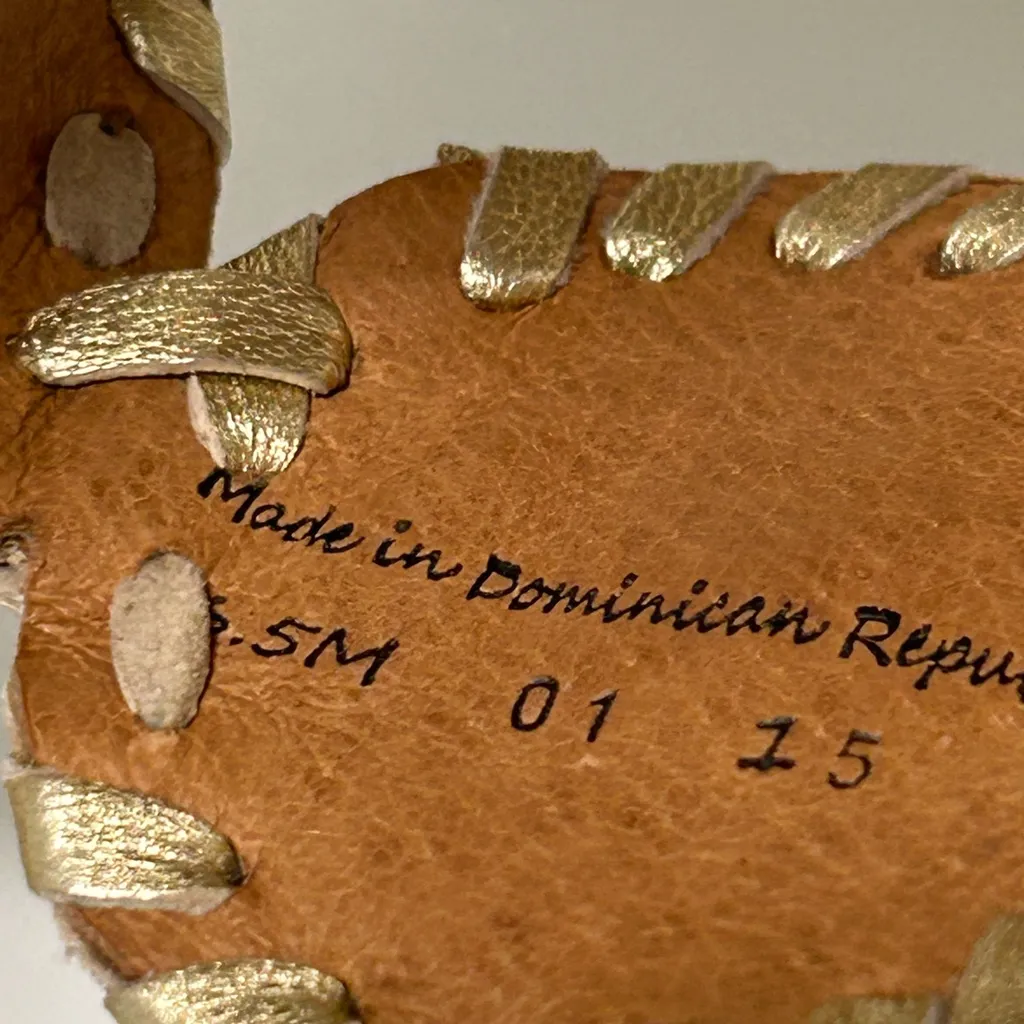 Jack Rogers Sandals Gold Cork Size 6.5 - Image 8