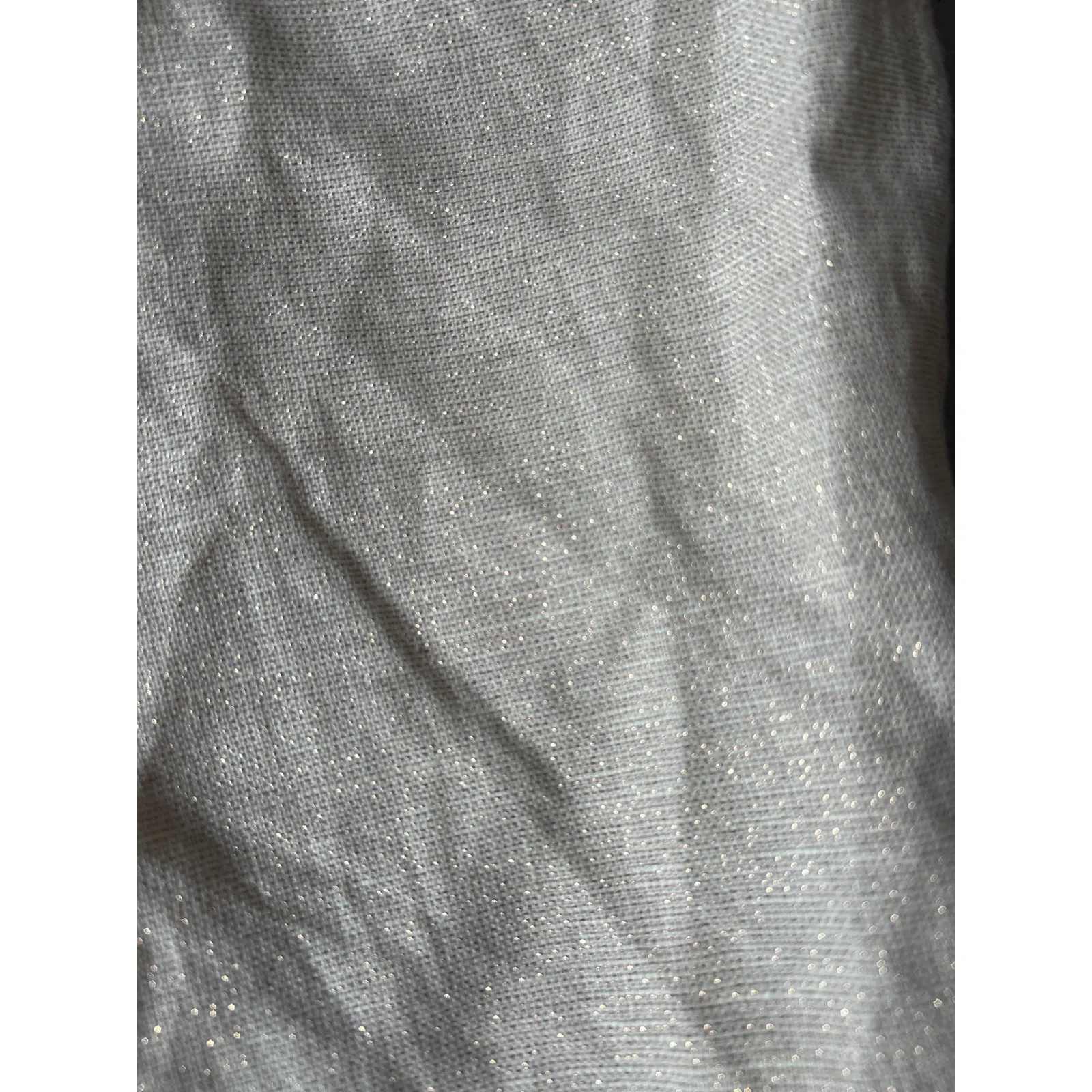 Talbots Petite‎ Skirt Linen Blend Sparkle Flower Detail Belted Pleated Knee Lgth - Image 4