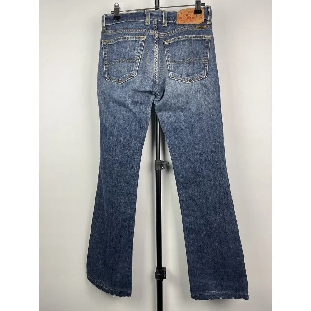 Lucky Brand Women's Sundown Flare Denim Jeans Medium Blue Wash Size 2/26‎ - Image 6