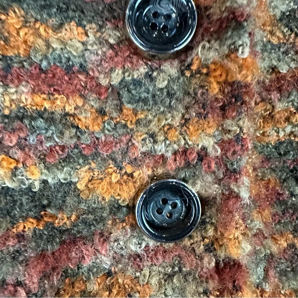 Avalin Brown Boucle Textured Blazer Jacket PM Size undefined - Image 7