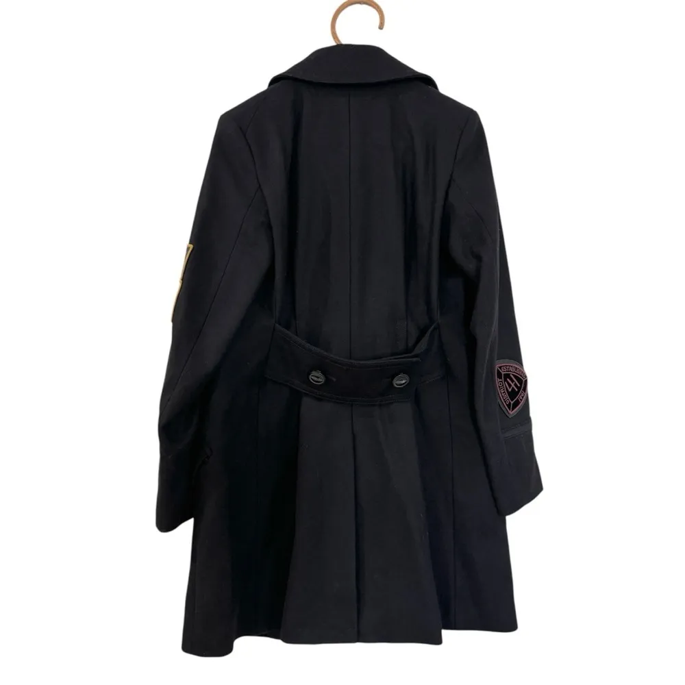 Coach wool Military Patch Naval Pea Coat NWOT - Image 7