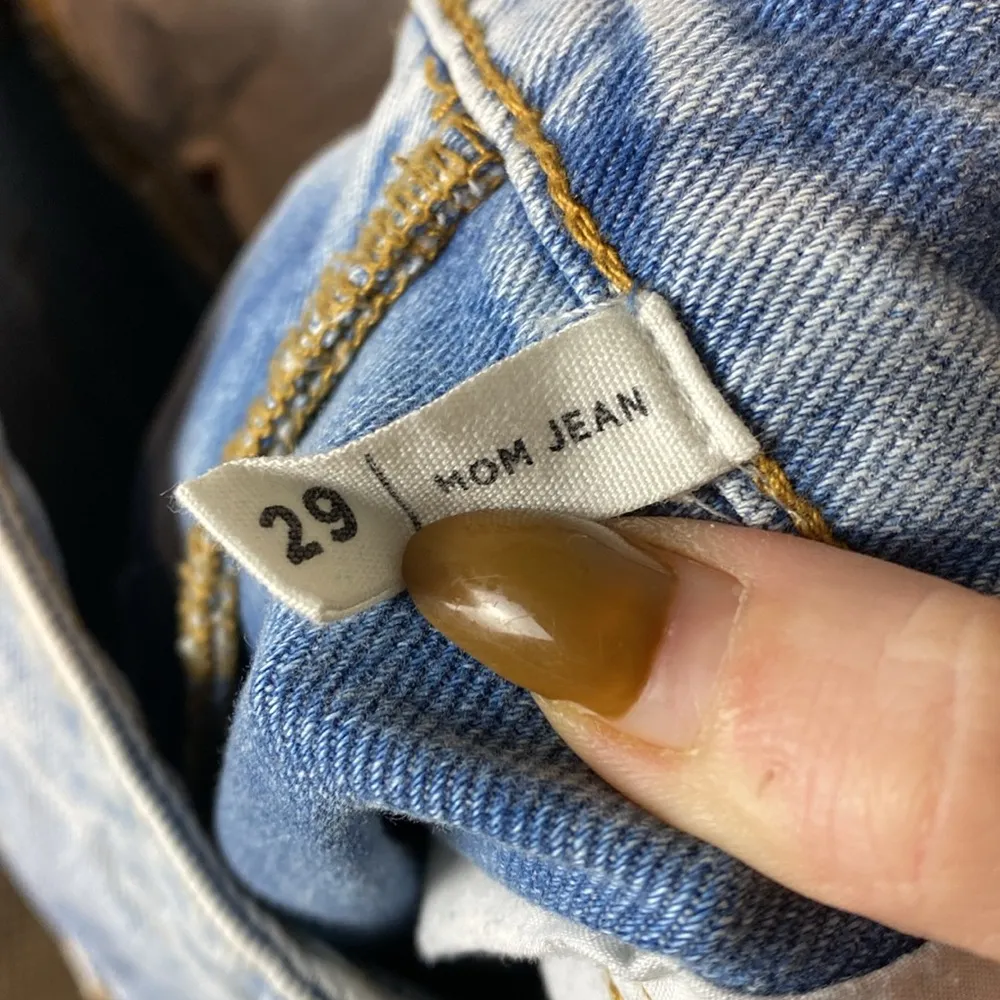 PacSun  patchwork, straight leg mom jeans - Image 8