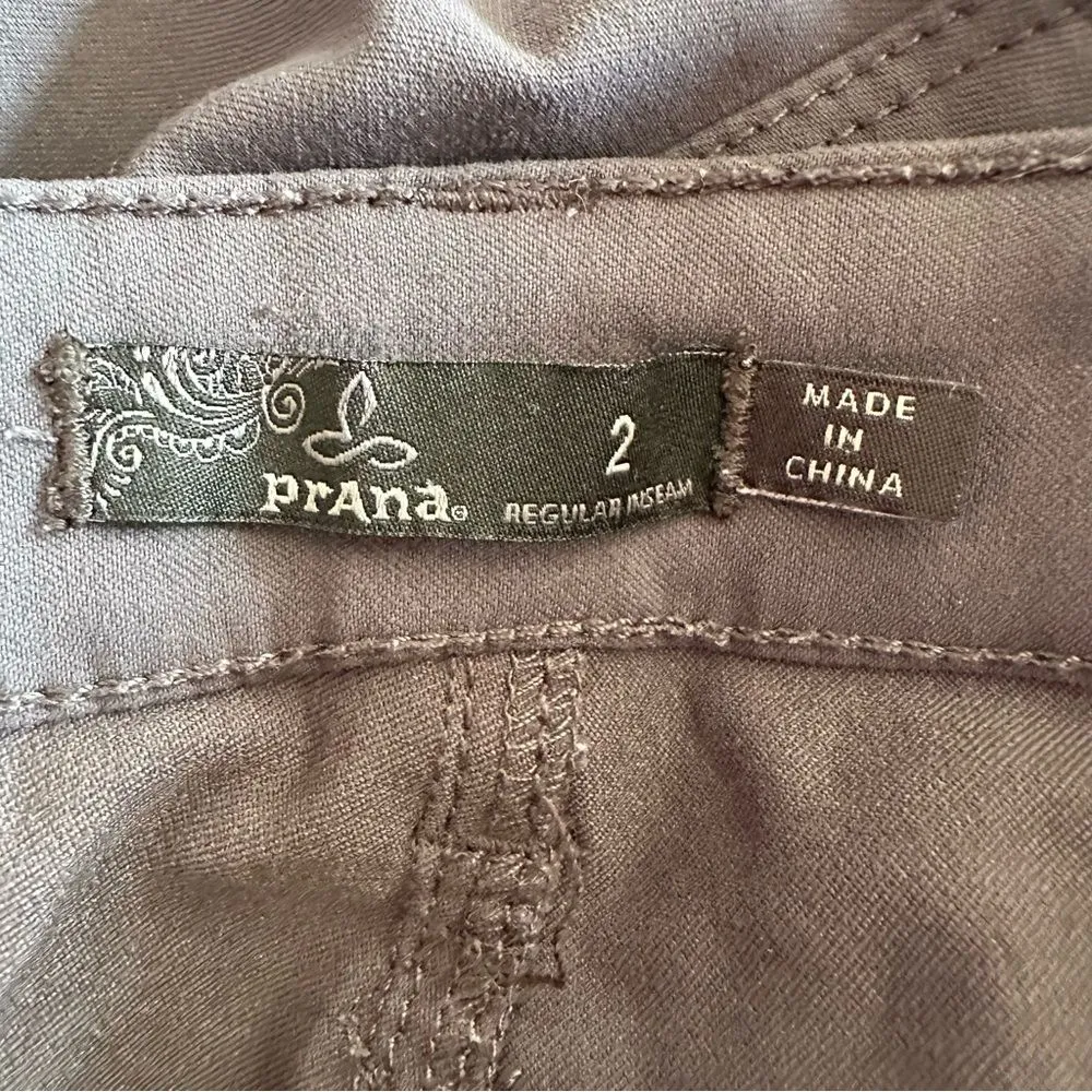 PrAna Hiking Pants Nylon Women’s Size 2 Gray Outdoors - Image 7