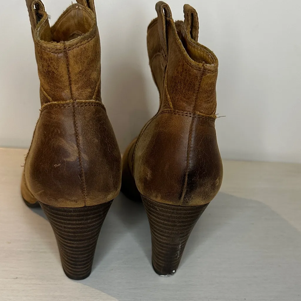 Clarks Indigo Brown Leather Ankle Boots - Image 3