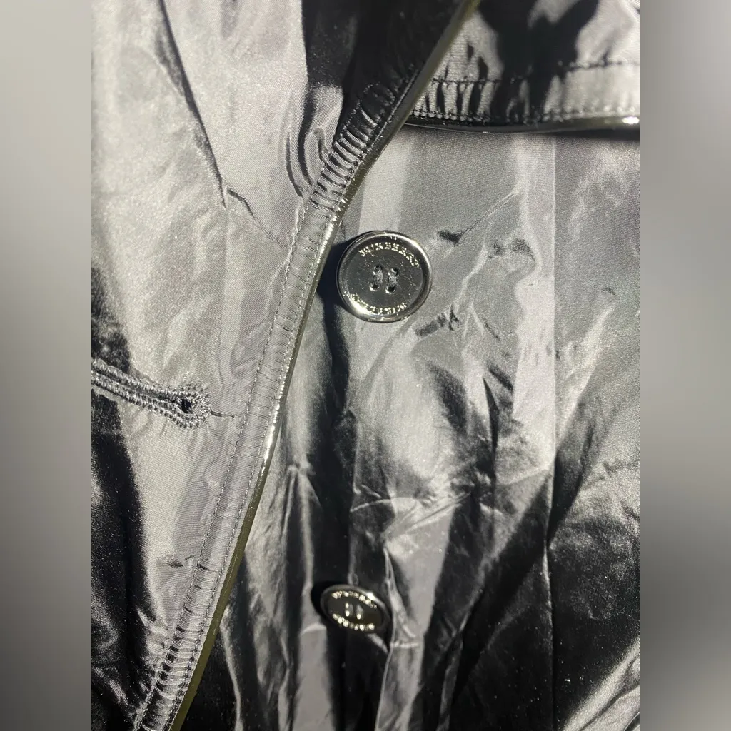 Burberry London New With Out Tags Black‎ Trench Coat ( 6 ) - Image 4