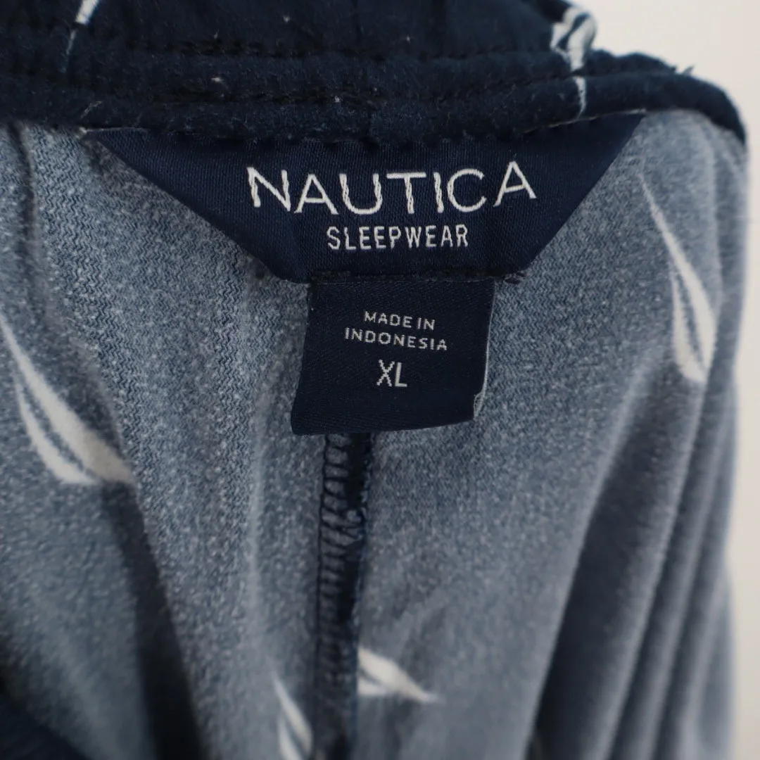 Nautica Sleepwear Navy Blue Sailboat Print Pajama Pants Size XL - Image 3