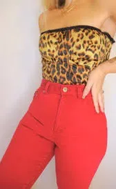 Victoria Secret Vintage Cheetah Print Corset - Image 3