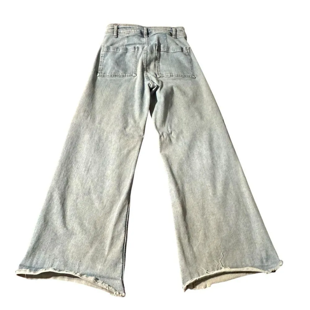 Zara women's size 4 wide leg jeans - Image 5