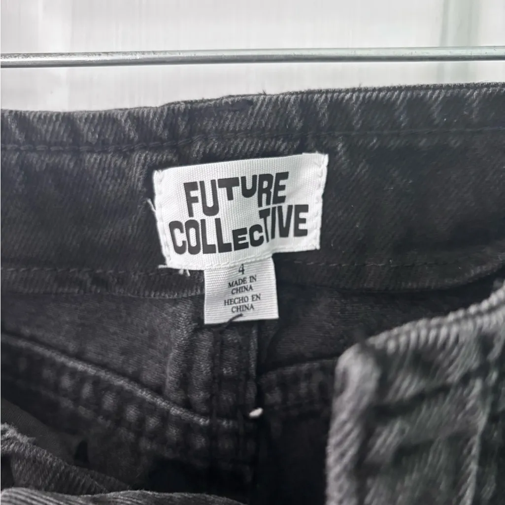 Black Future Collective Jeans Size 4 - Image 3