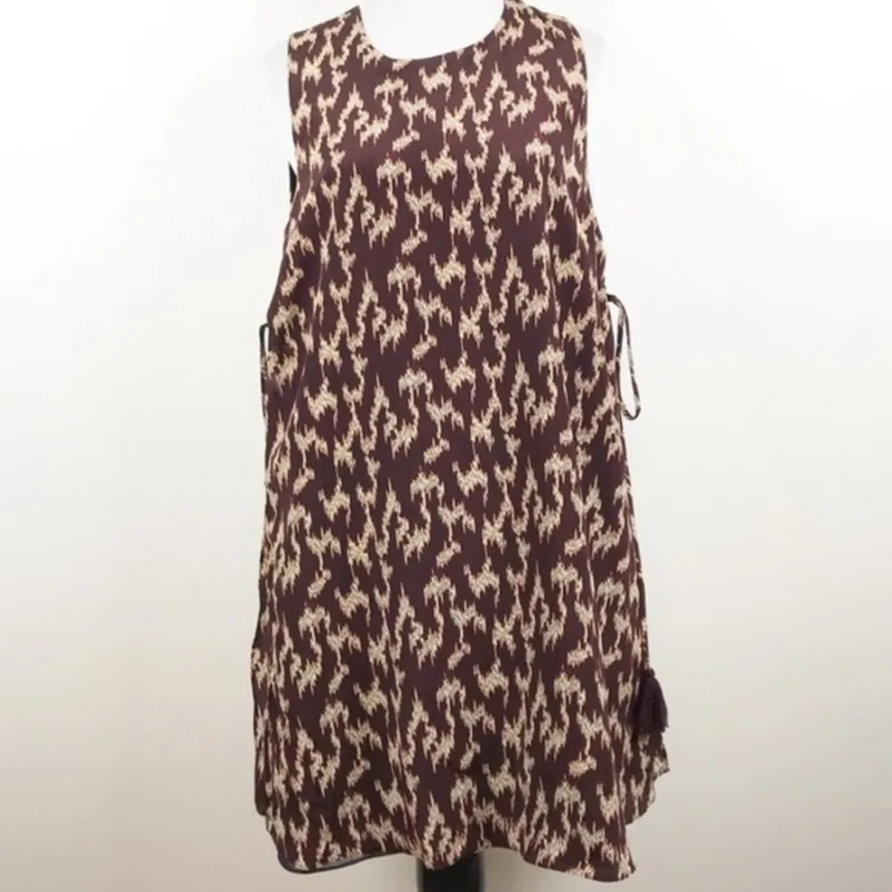 ELIZABETH & JAMES FLOWY TUNIC DAYNE BLACK CHERRY BLUE DRESS S - Image 7