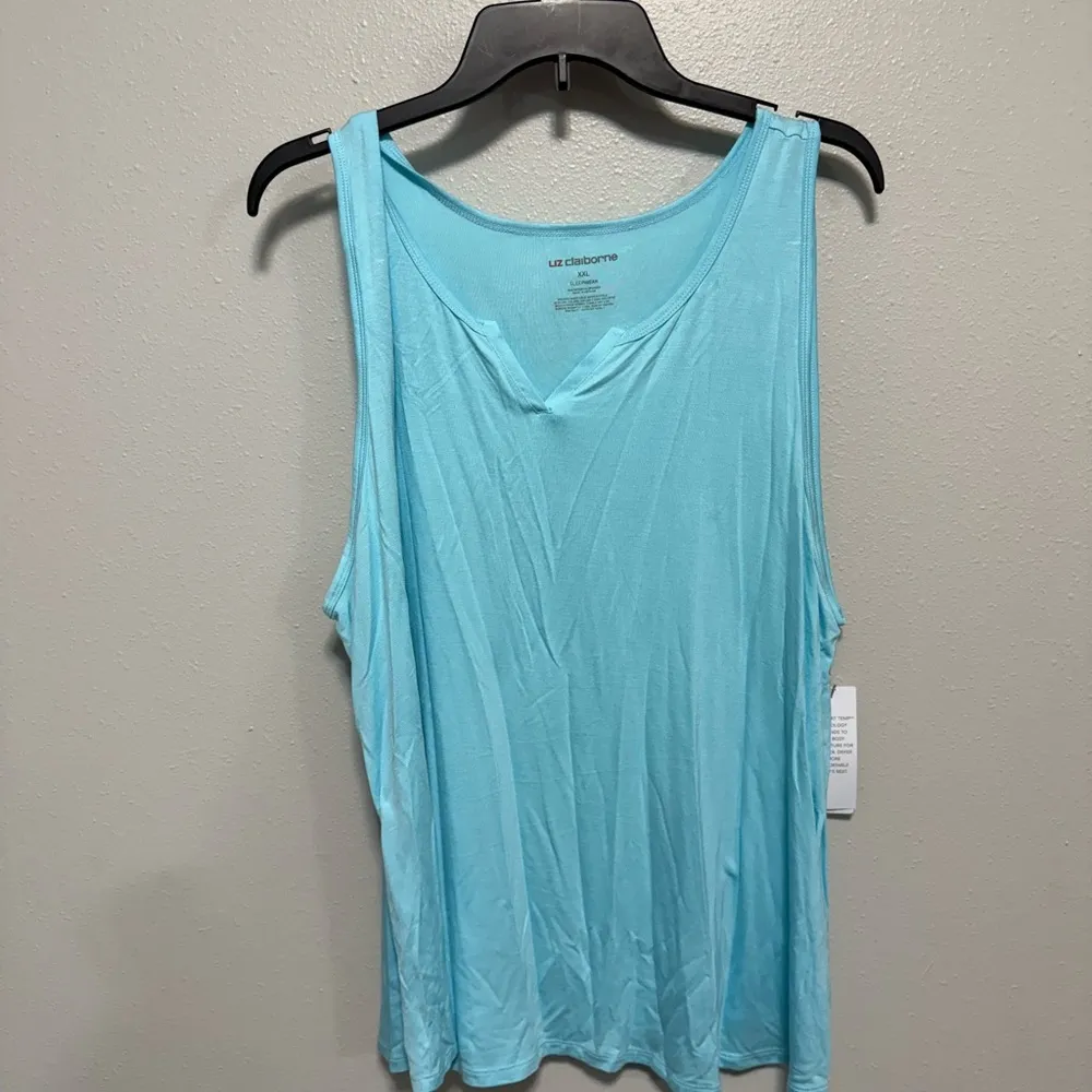 Liz Claiborne 2 Piece Blue Paisley Pajama Set NWT Size XXL - Image 4