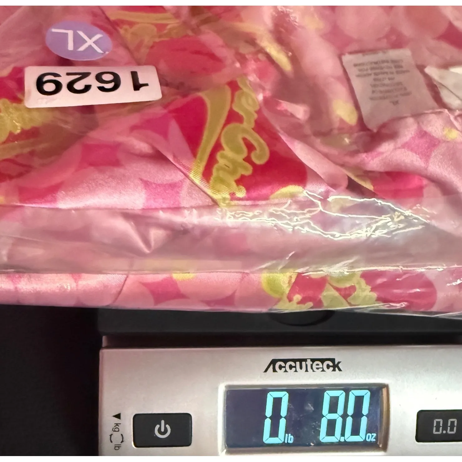 Xhilaration Women XL Pink Crown Satin Robe Kimono Style Sleepwear Loungewear - Image 7