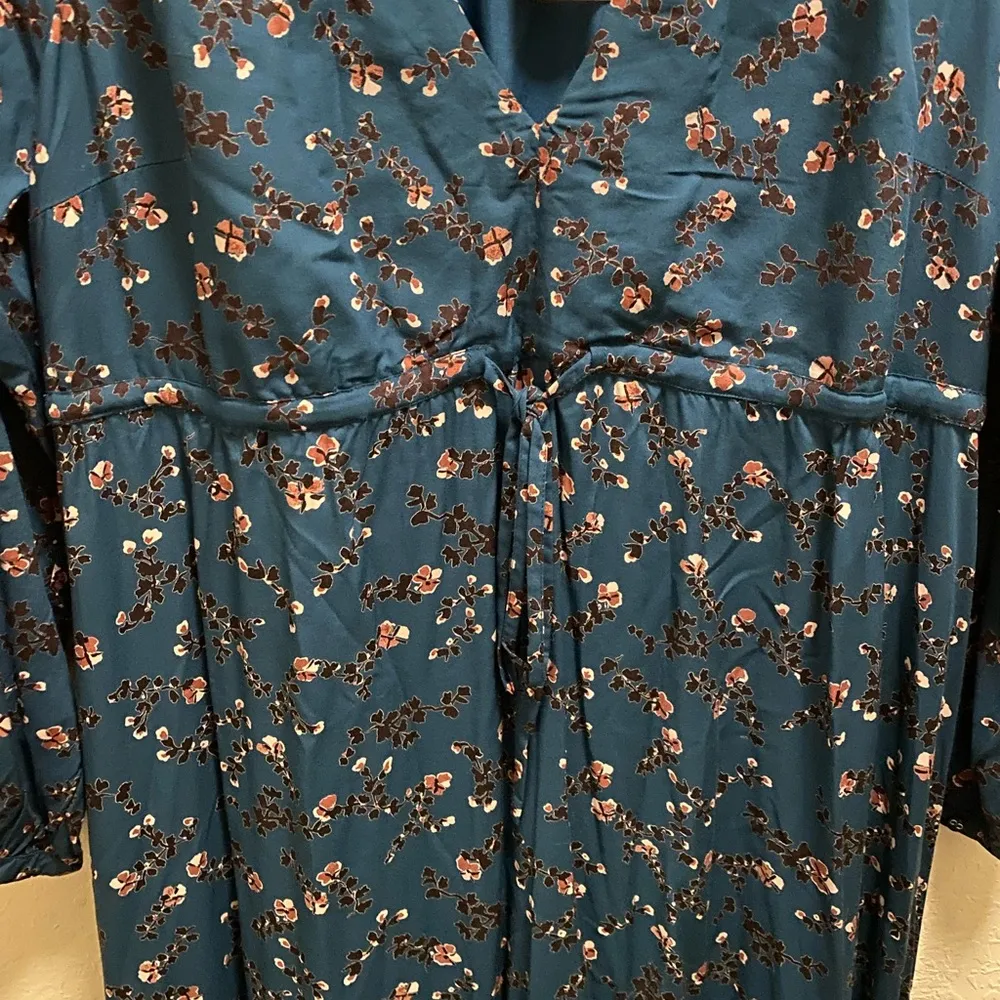 Hatch The Shana Midi Maternity Dress Moroccan Blue Multi Size 1 (S) New With Tag - Image 7