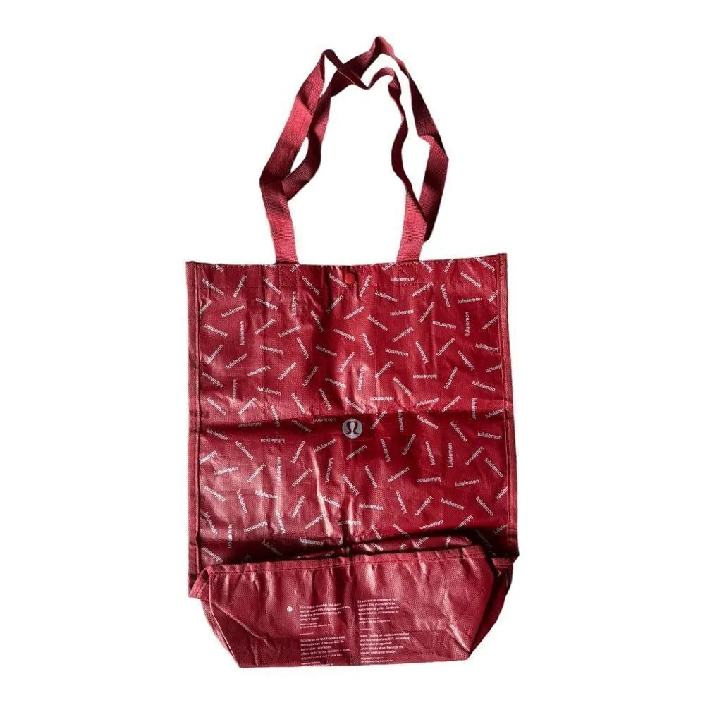 Lululemon red logo shopping bag - Image 2