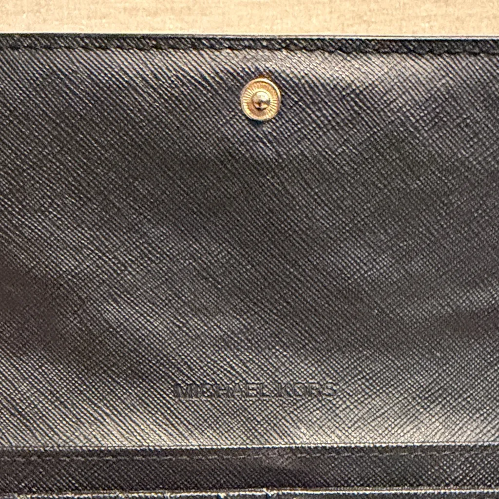 Michael Kors Black Leather Women’s Wallet - Image 7