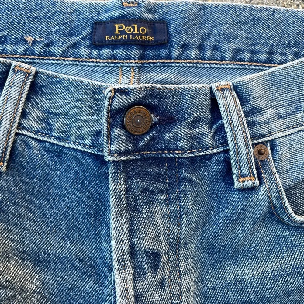 Polo Ralph Lauren The Avery Side Tape Stripe Frayed Hem Boyfriend Jeans size 27 - Image 6