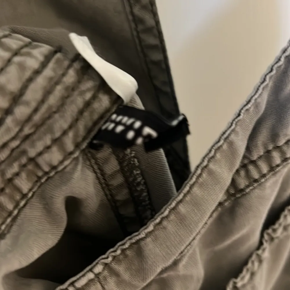 Divided  H&M Olive Patch Overall Romper - Image 5