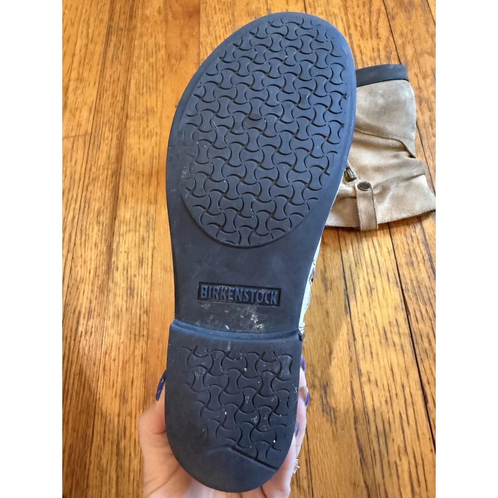 Birkenstock Boots Womens Size 9 40 Suede Ankle Booties Made in Portugal Zip - Image 8