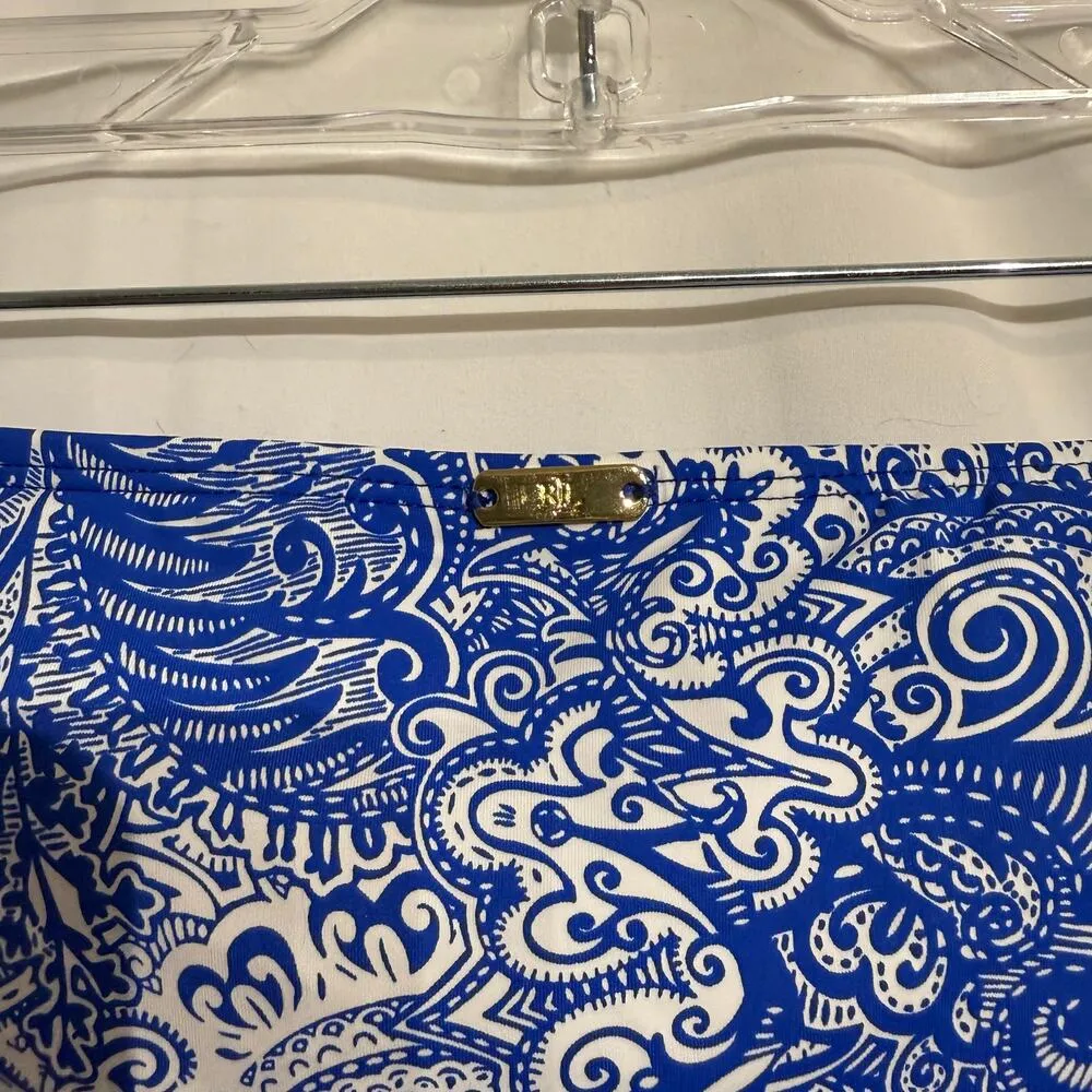 Ralph Lauren Blue Paisley Artisanal Woodblock Bikini Bottoms Sz 12 NWT - Image 10