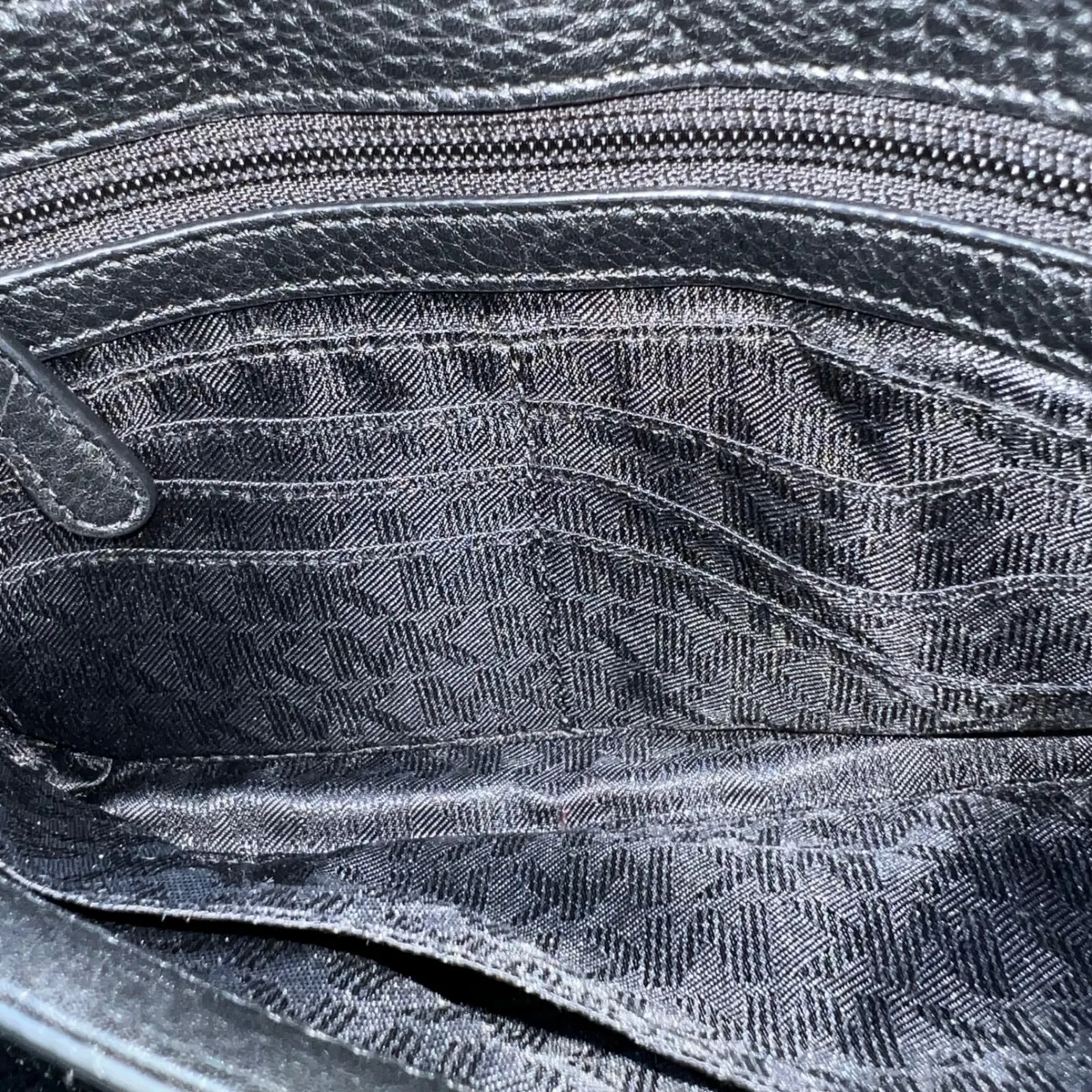 Michael Kors Black Pebbled Leather Flap Chain Shoulder Crossbody Bag W/COA - Image 5