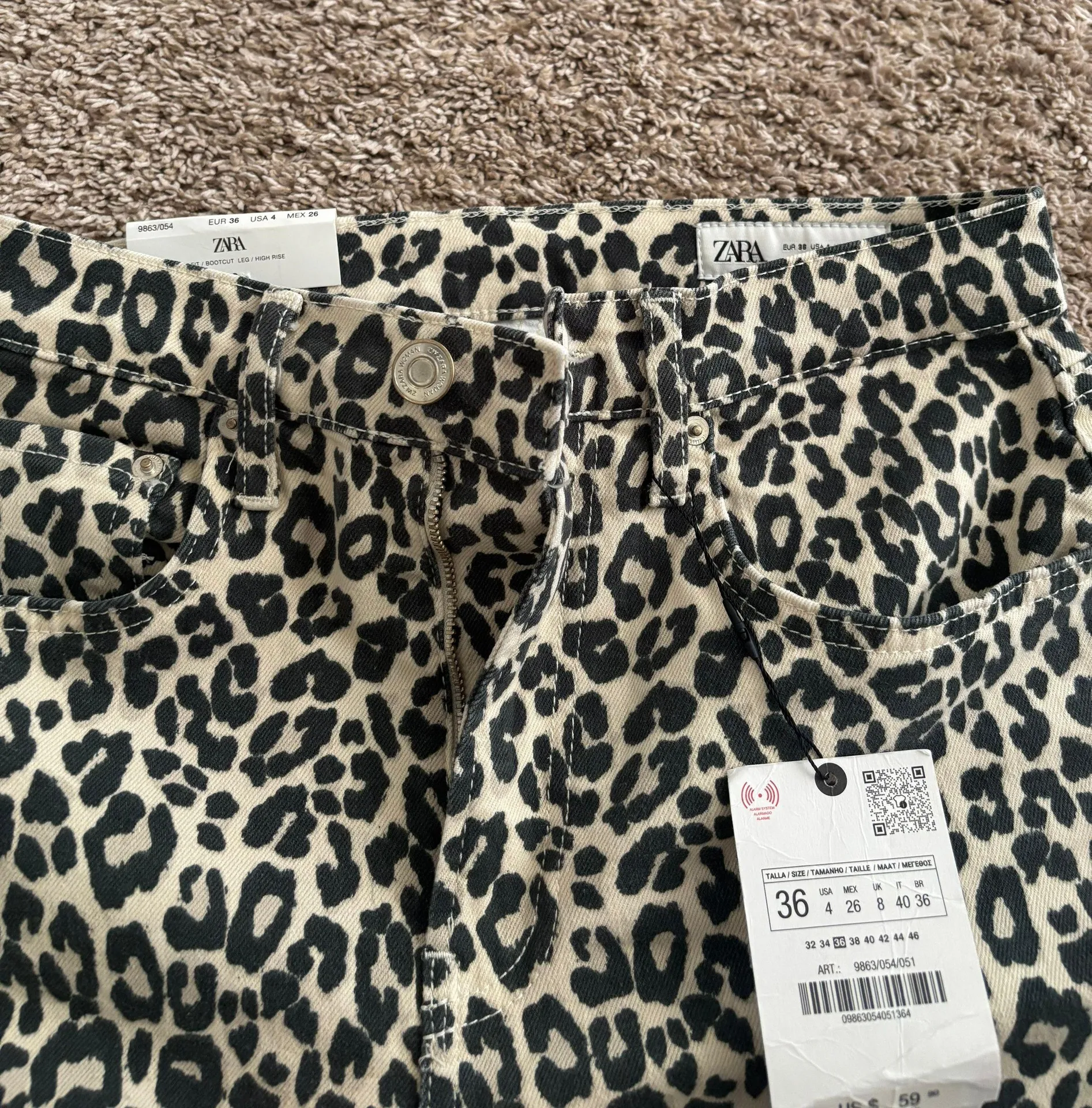 Cropped Cheetah Jeans  - Image 2