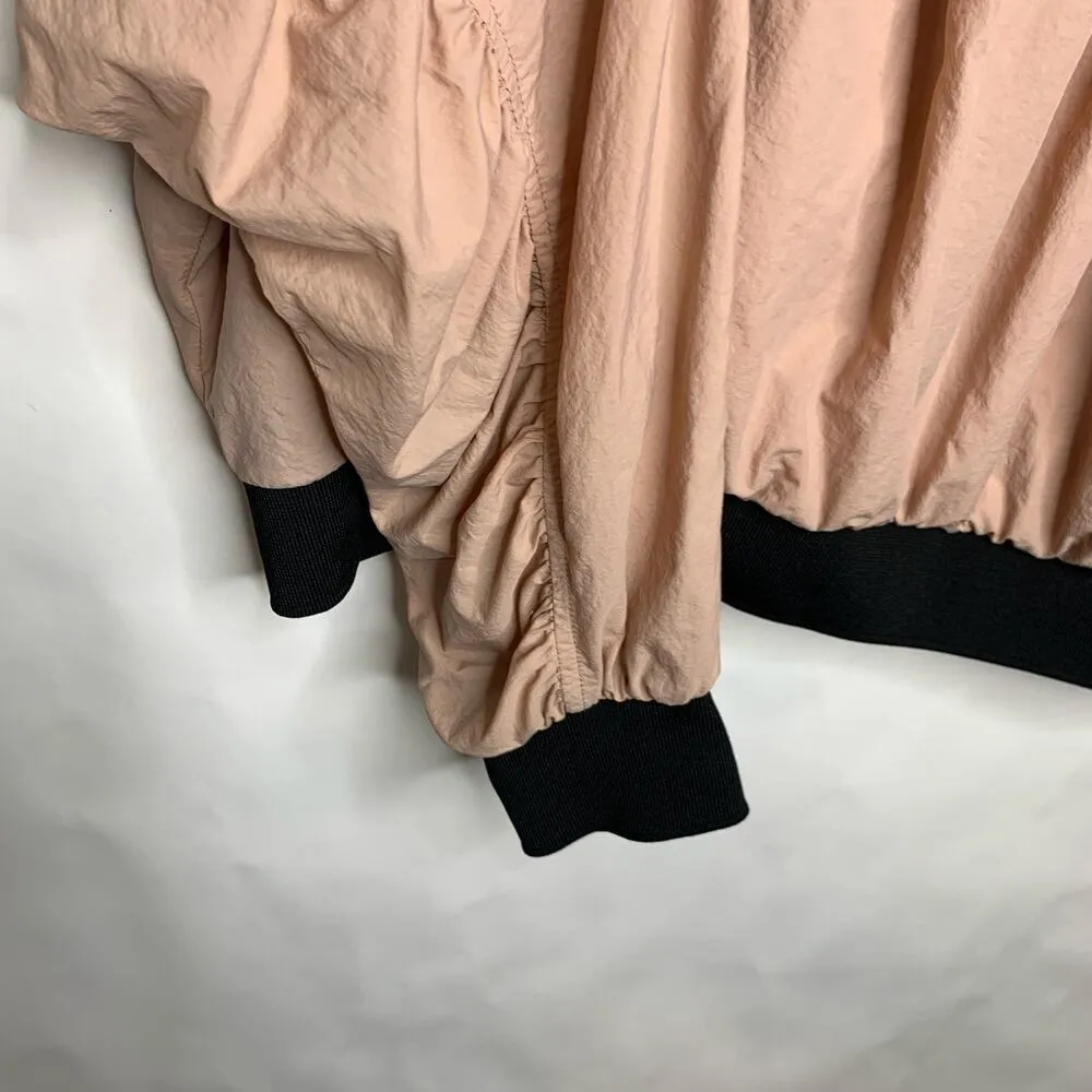 Forever 21 Ripstop Jacket Blush Nude Pink Sz Large - Image 5