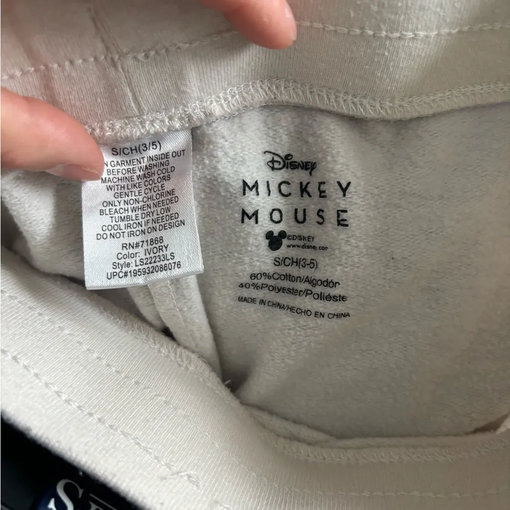 White Mickey Mouse Shorts - Image 3