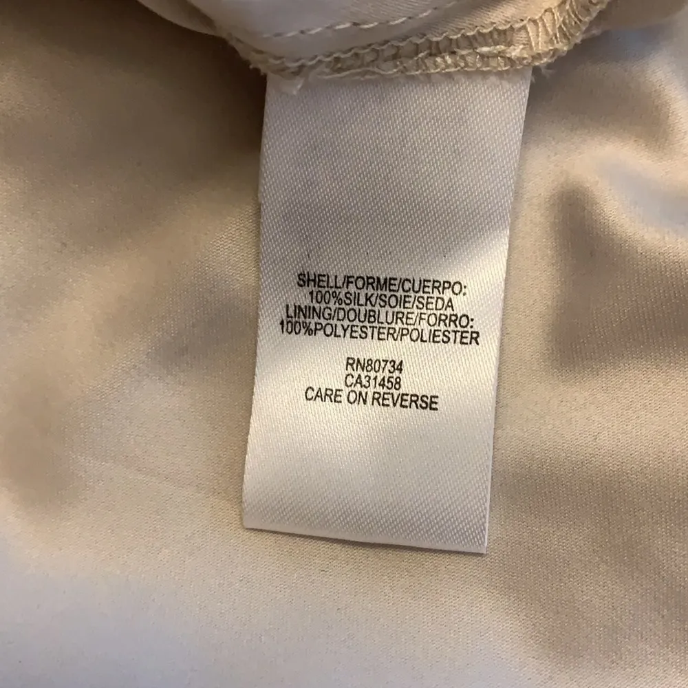 BCBG max azria nude silk evening gown - Image 14