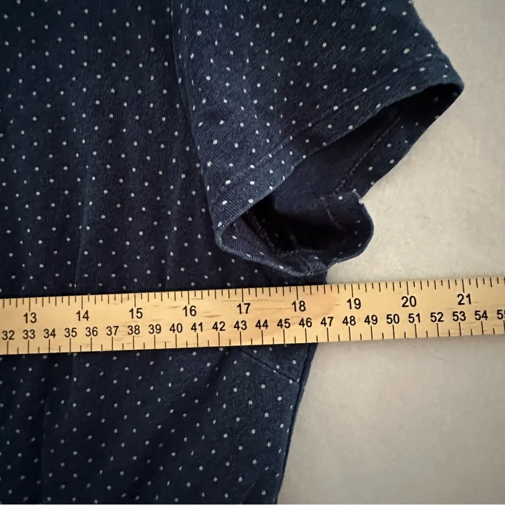 Boden Caitlin Jersey Jumpsuits Polka Dot Blue Size 14 - Image 5