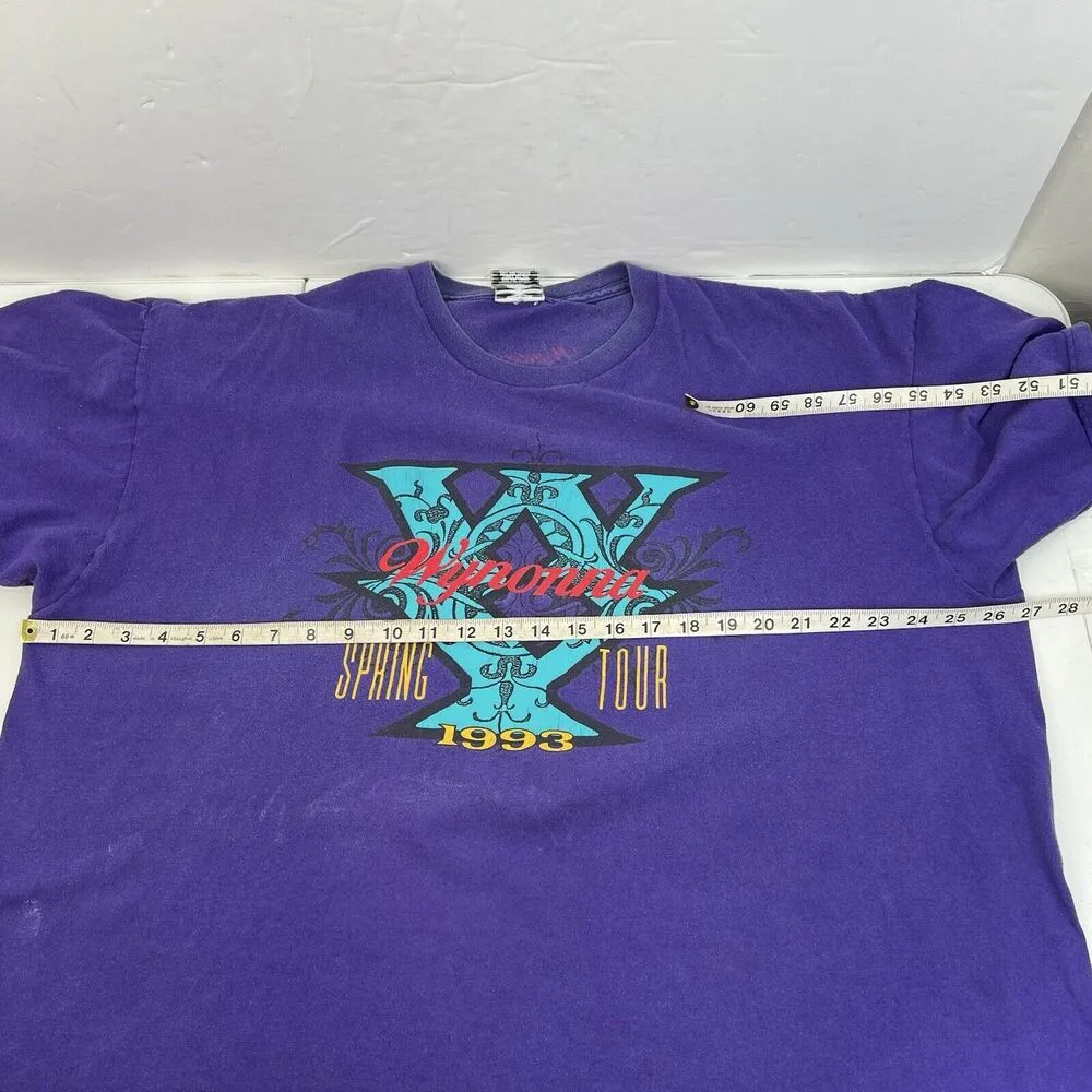 Vintage Wynonna Judd Size XXL Spring Tour 1993 Concert Tour Band T-Shirt Heavy - Image 12