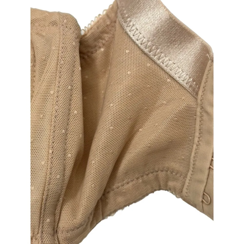 Wacoal Retro Chic Full Coverage Underwire Bra Women's Size 34I Nude - Image 7