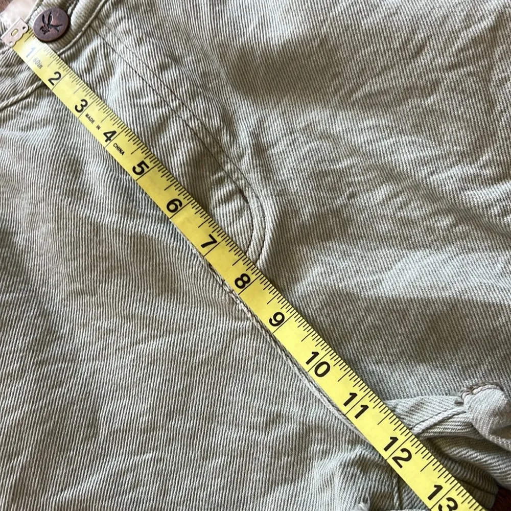 ONE TEASPOON Bandit "Faded Khaki" Denim Shorts Size 31 - Image 8
