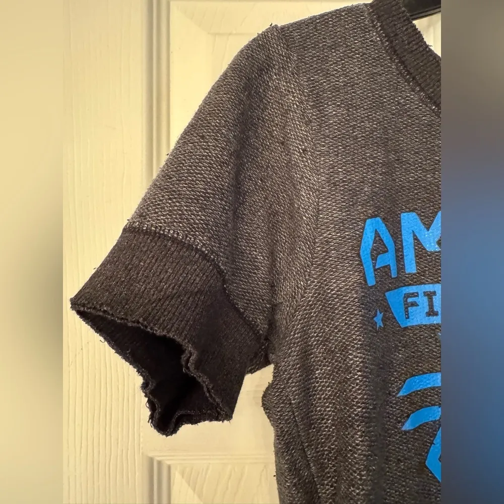 American Fighter x Affliction Addy Women's T-Shirt Black Grey Blue Size Medium - Image 8