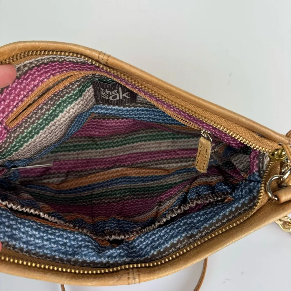 The Sak Tan Leather Crossbody Bag - Image 12