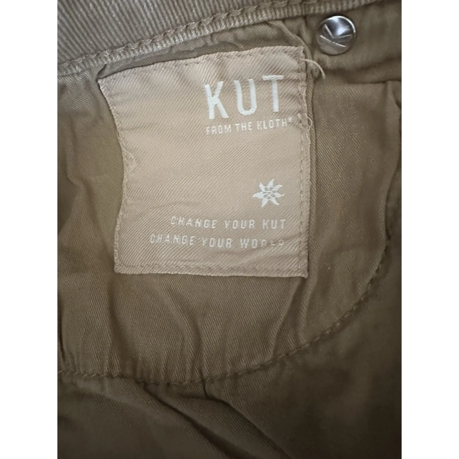 Kut from the Kloth Charlotte Wide Leg pants Size 2P ankle-length shade of brown - Image 6