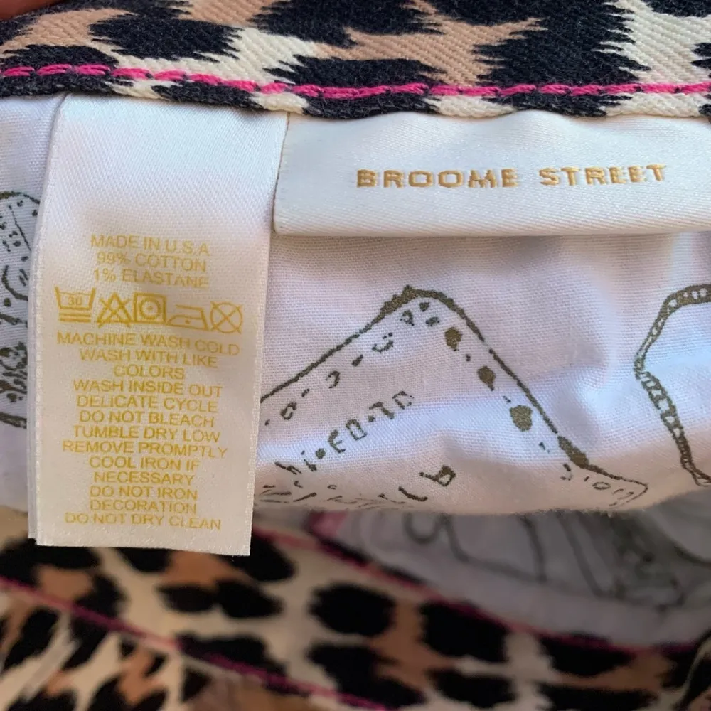 Kate Spade leopard Women's Jeans size 27 NWOT Broome Street - Image 5
