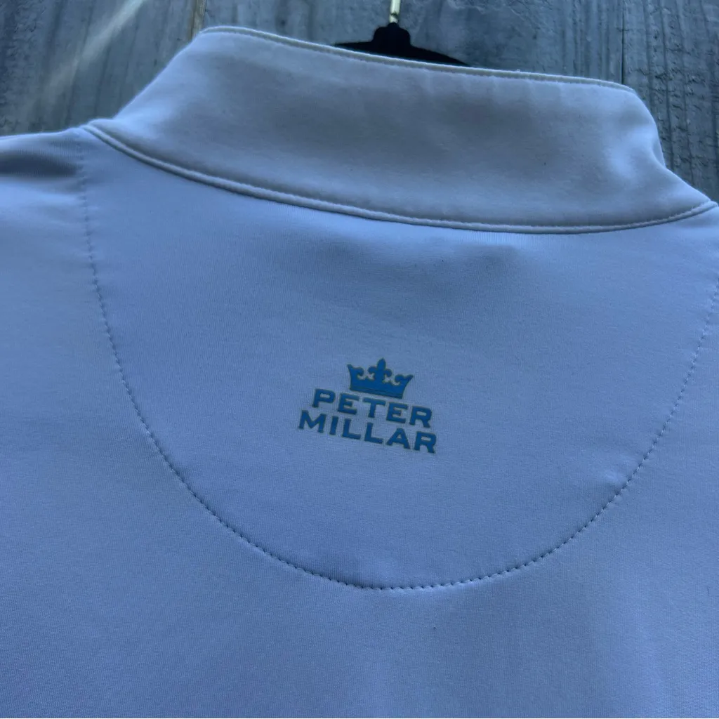 Peter millar pine needles Quarter-Zip golf jacket size XL in woman’s fall cozy - Image 9