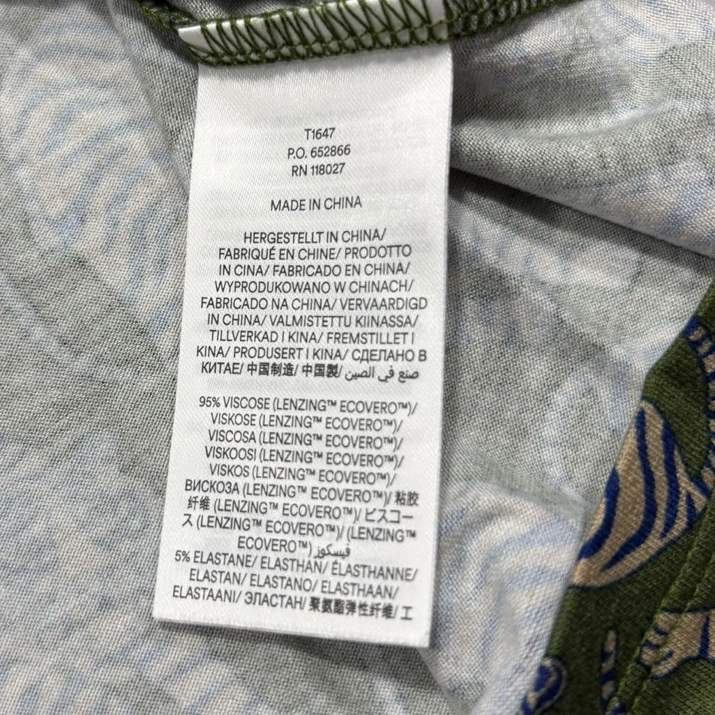 Boden Polly Tigers Top All Over Tiger Long Sleeve Mock Neck Womens XL 20 - Image 11