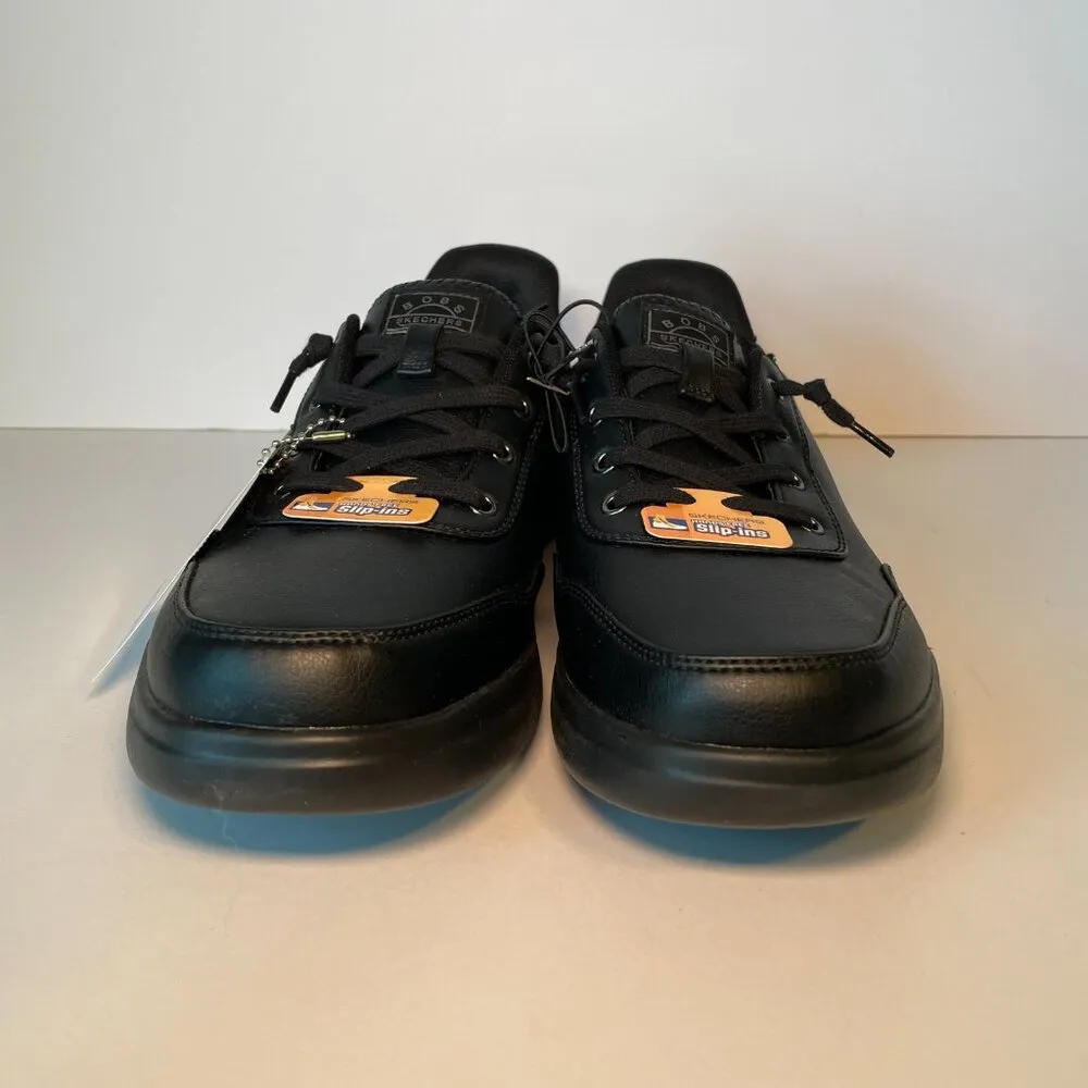 Skechers Bobs Womens Shoes SZ 10 Slip Ins Black Classic Memory Foam Work 114812 - Image 2