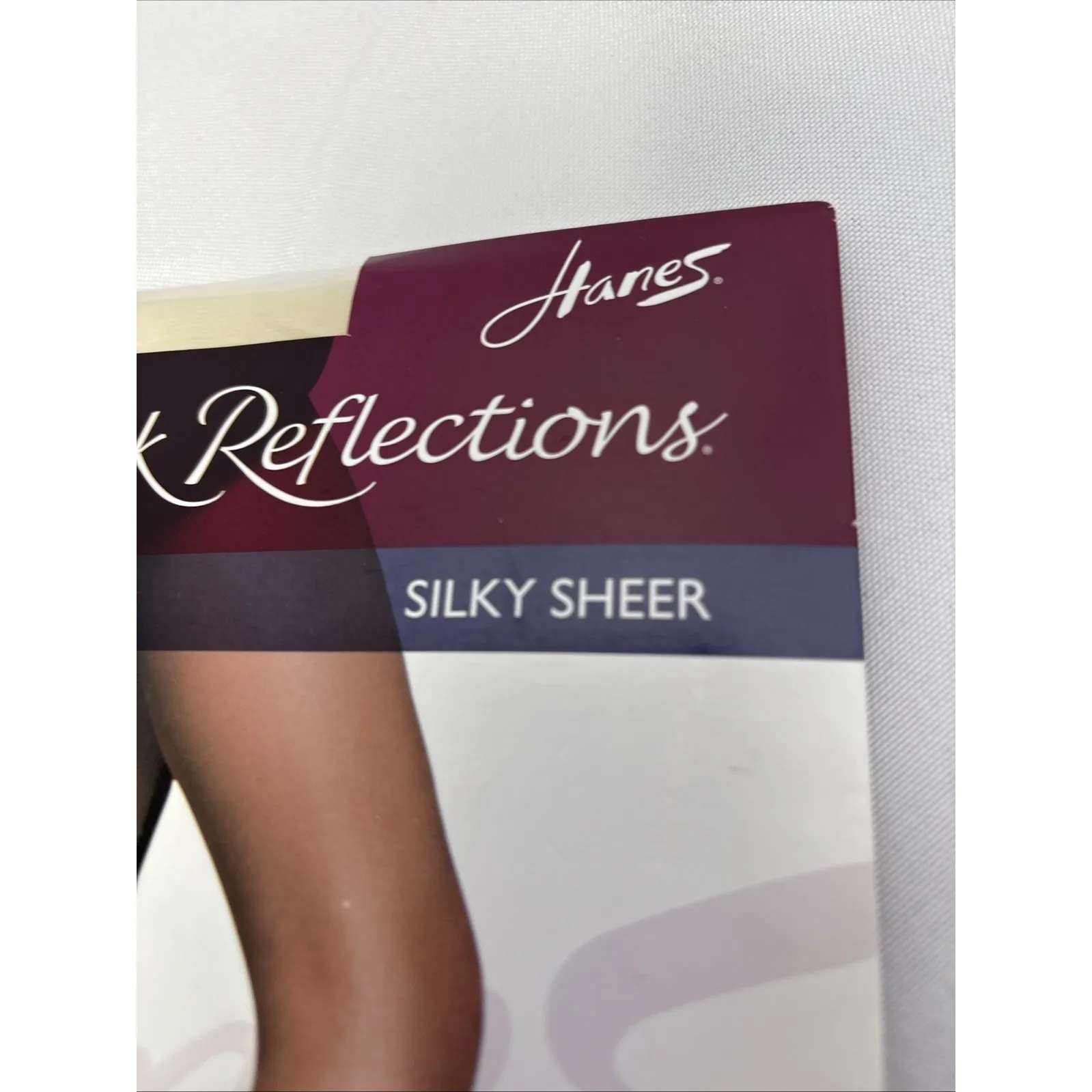 Hanes Silk Reflections Size‎ EF PEARL Silky Sheer Control Top Pantyhose NEW - Image 3