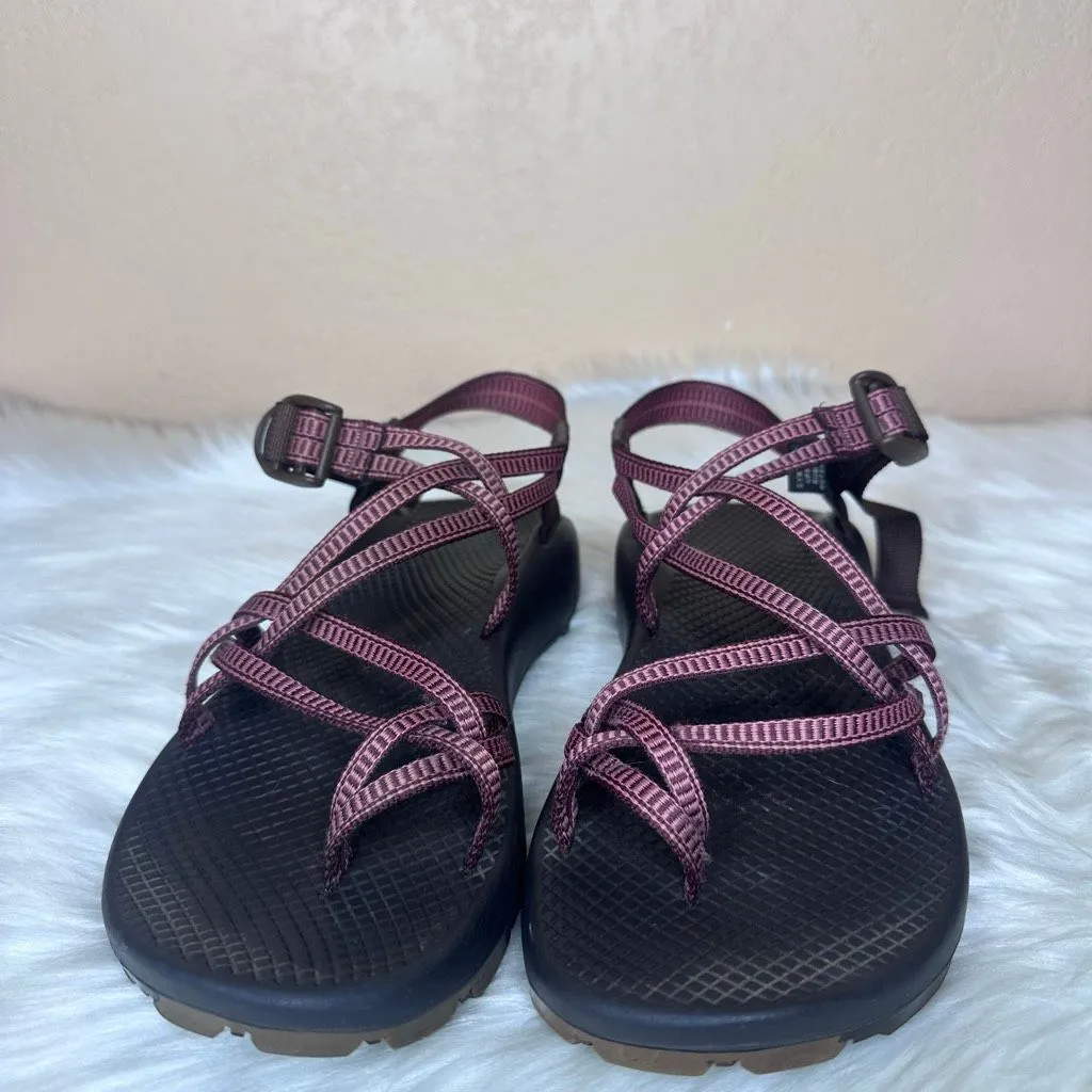 Chaco Z/Cloud X Women's Strappy Sport Comfort Sandals Brown/Pink Size 10 - Image 3