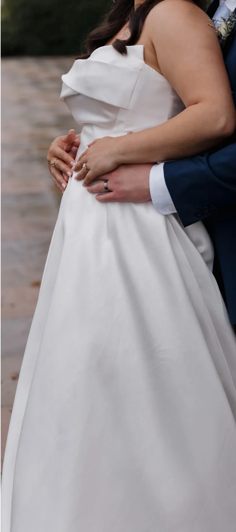 Wedding Dress Maggie Sottero White Size 14 - Image 14