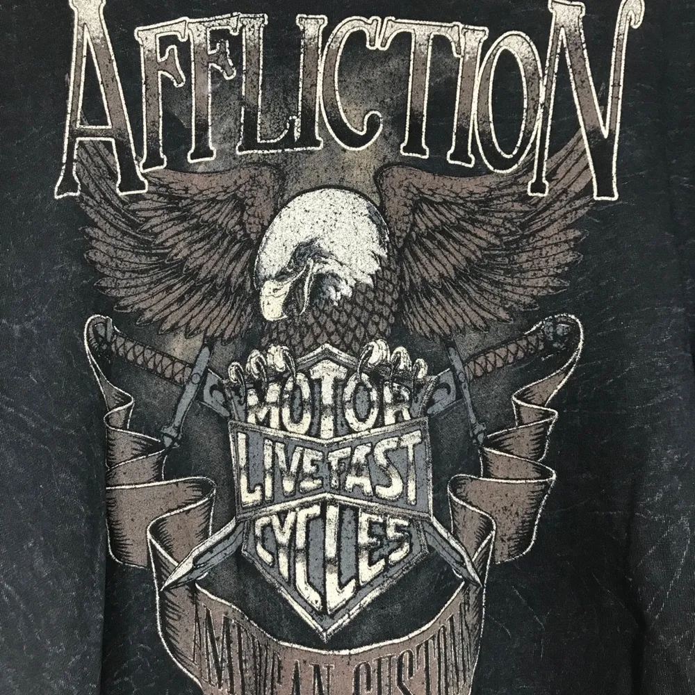 Affliction American Customs Motorcycle Shirt - Image 3